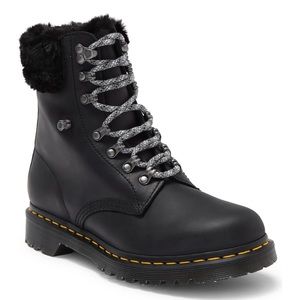 ✨NWB✨ Dr. Martens 1460 Serena Faux Fur Lined Lug Sole Boot (Women)